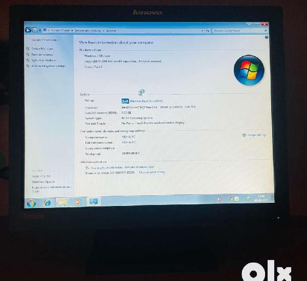 Lenovo TFT Monitor and CPU