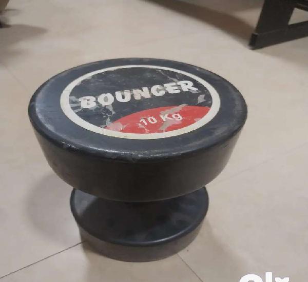 Dumbbells - 10 KGs - 1 pair, used for a few months