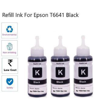 Tequo 664 ink for l360 black pack of 3 cartridge for t664