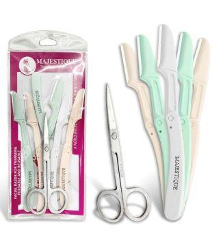 Majestiqe facial razor for trimming foldable &amp; reusable for